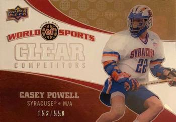 2010 Upper Deck World of Sports - Clear Competitors #CC-37 Casey Powell Front