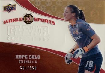2010 Upper Deck World of Sports - Clear Competitors #CC-41 Hope Solo Front