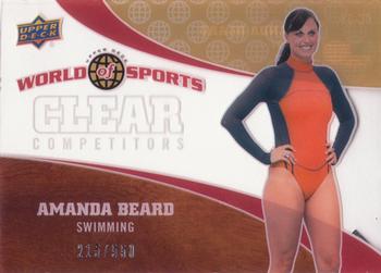 2010 Upper Deck World of Sports - Clear Competitors #CC-33 Amanda Beard Front