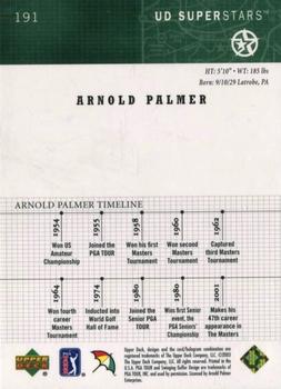 2002-03 UD SuperStars - Gold #191 Arnold Palmer Back