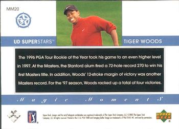 2002-03 UD SuperStars - Magic Moments #MM20 Tiger Woods Back