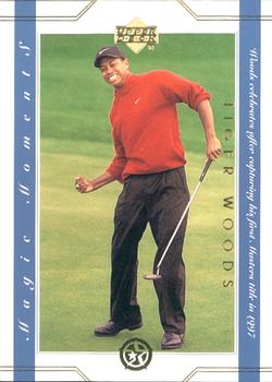 2002-03 UD SuperStars - Magic Moments #MM20 Tiger Woods Front