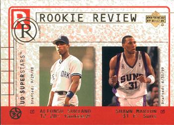 2002-03 UD SuperStars - Rookie Review #R8 Alfonso Soriano / Shawn Marion Front
