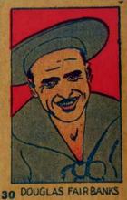 1926-27 W512 #30 Douglas Fairbanks Sr. Front