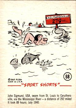 1963 Gad Fun Cards #68 John Sigmund Front