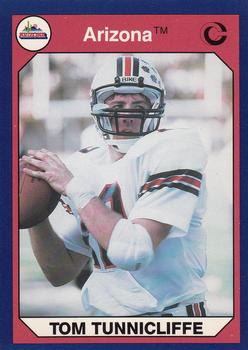 1990 Collegiate Collection Arizona Wildcats #12 Tommy Tunnicliffe Front