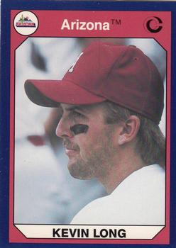 1990 Collegiate Collection Arizona Wildcats #16 Kevin Long Front