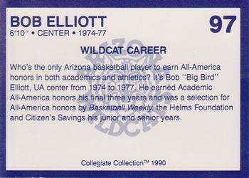 1990 Collegiate Collection Arizona Wildcats #97 Bob Elliott Back