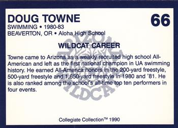 1990 Collegiate Collection Arizona Wildcats #66 Doug Towne Back