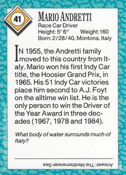 1989 Sports Illustrated for Kids #41 Mario Andretti Back