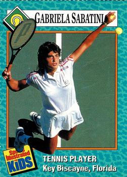 1989 Sports Illustrated for Kids #62 Gabriela Sabatini Front