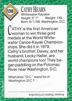 1990 Sports Illustrated for Kids #138 Cathy Hearn Back