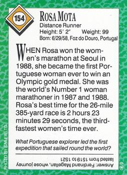 1990 Sports Illustrated for Kids #154 Rosa Mota Back