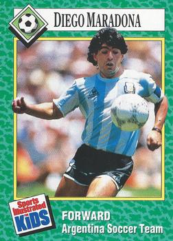 1990 Sports Illustrated for Kids #163 Diego Maradona Front