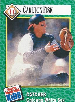 1990 Sports Illustrated for Kids #171 Carlton Fisk Front