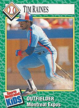 1990 Sports Illustrated for Kids #178 Tim Raines Front