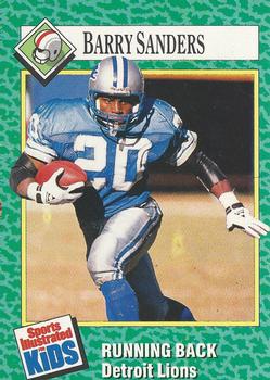 1990 Sports Illustrated for Kids #202 Barry Sanders Front