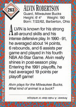 1991 Sports Illustrated for Kids #263 Alvin Robertson Back