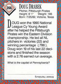 1991 Sports Illustrated for Kids #266 Doug Drabek Back
