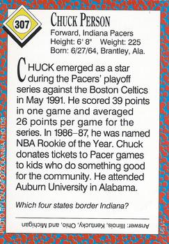 1991 Sports Illustrated for Kids #307 Chuck Person Back