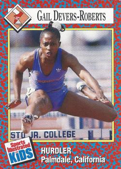 1991 Sports Illustrated for Kids #308 Gail Devers-Roberts Front