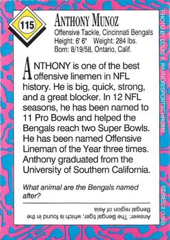 1993 Sports Illustrated for Kids #115 Anthony Munoz Back