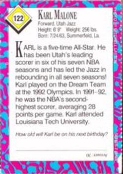 1993 Sports Illustrated for Kids #122 Karl Malone Back