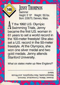1993 Sports Illustrated for Kids #146 Jenny Thompson Back
