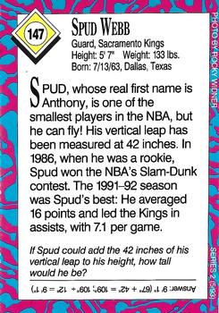 1993 Sports Illustrated for Kids #147 Spud Webb Back