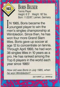 1993 Sports Illustrated for Kids #163 Boris Becker Back