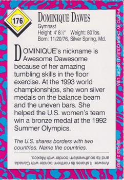 1993 Sports Illustrated for Kids #176 Dominique Dawes Back