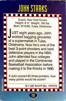 1994 Sports Illustrated for Kids #250 John Starks Back