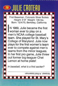 1994 Sports Illustrated for Kids #268 Julie Croteau Back