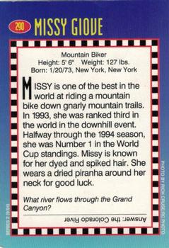 1994 Sports Illustrated for Kids #290 Missy Giove Back