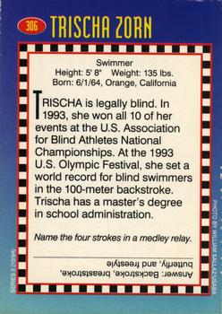 1994 Sports Illustrated for Kids #306 Trischa Zorn Back