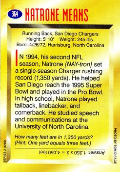1995 Sports Illustrated for Kids #364 Natrone Means Back
