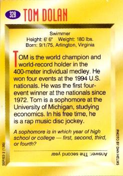 1995 Sports Illustrated for Kids #328 Tom Dolan Back