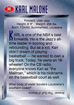 1995 Sports Illustrated for Kids #345 Karl Malone Back