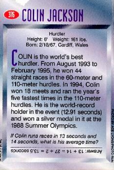 1995 Sports Illustrated for Kids #376 Colin Jackson Back