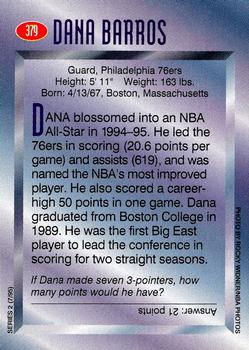 1995 Sports Illustrated for Kids #379 Dana Barros Back