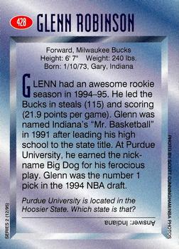 1995 Sports Illustrated for Kids #428 Glenn Robinson Back