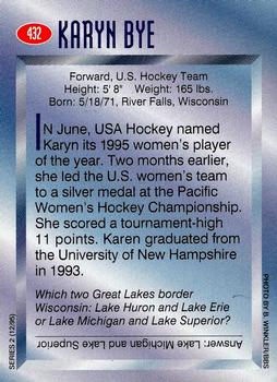 1995 Sports Illustrated for Kids #432 Karyn Bye Back