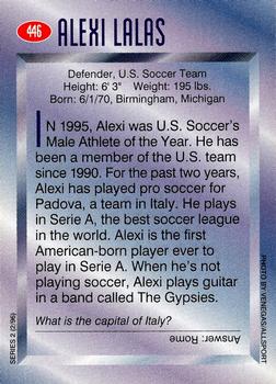 1996 Sports Illustrated for Kids II #446 Alexi Lalas Back