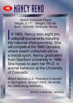 1996 Sports Illustrated for Kids II #448 Nancy Reno Back