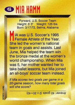 1996 Sports Illustrated for Kids II #456 Mia Hamm Back