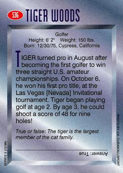 1996 Sports Illustrated for Kids II #536 Tiger Woods Back