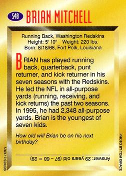 1997 Sports Illustrated for Kids #548 Brian Mitchell Back
