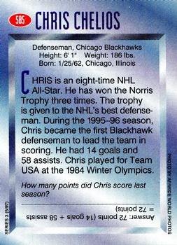 1997 Sports Illustrated for Kids #585 Chris Chelios Back