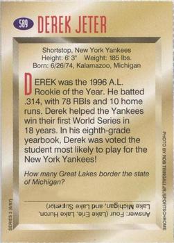 1997 Sports Illustrated for Kids #589 Derek Jeter Back