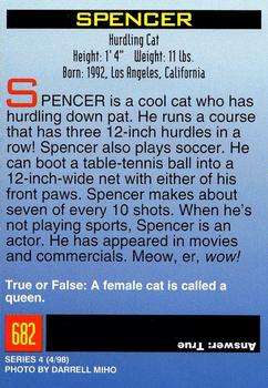 1998 Sports Illustrated for Kids #682 Spencer (cat) Back